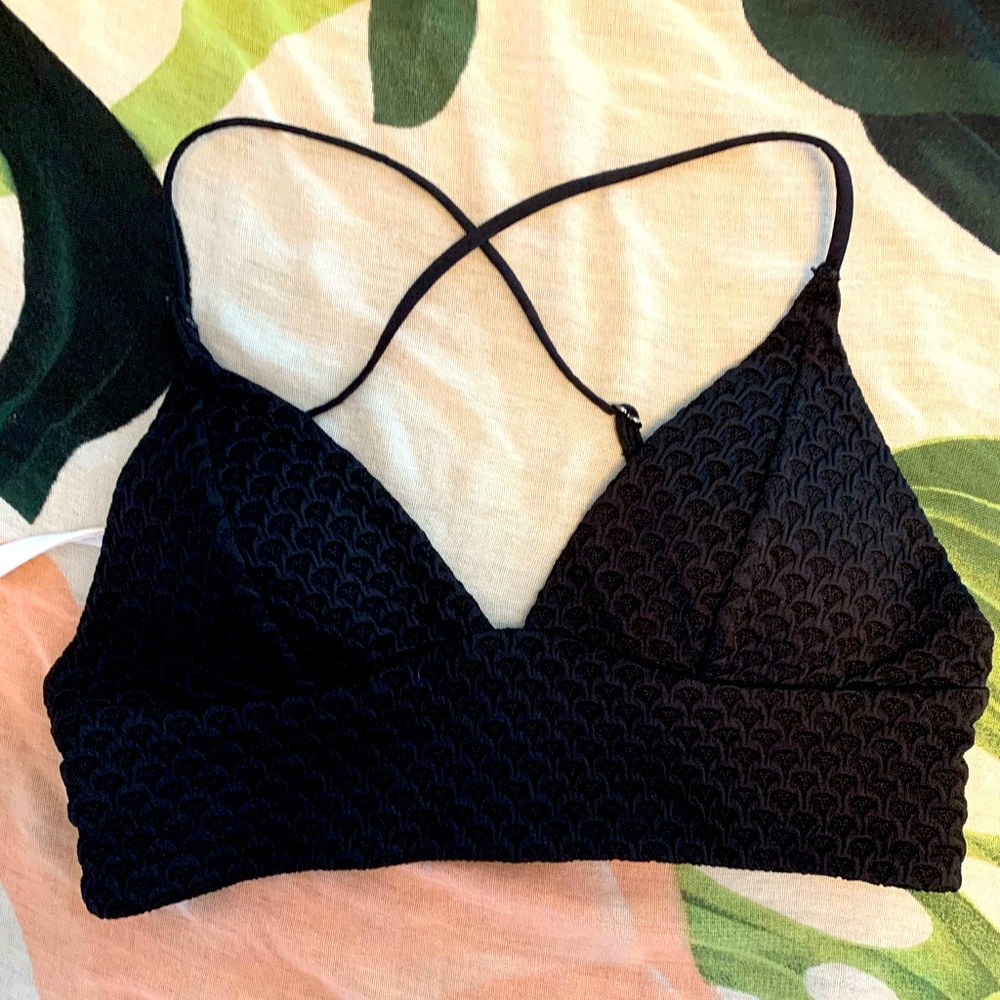 H&M Longline Bikini Top Size 6
